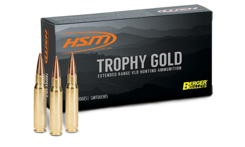 HSM Trophy Gold 300 SAUM 168 Gr. Berger VLD Hunting