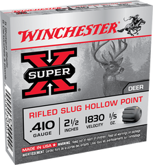 Winchester Super-X 410 Gauge 2-1/2'' Slug 1/5 OZ