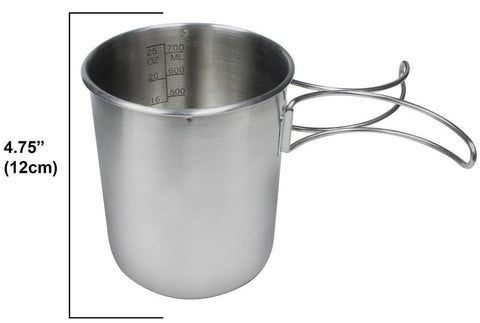 World Famous Stainless Steel Pot Cup