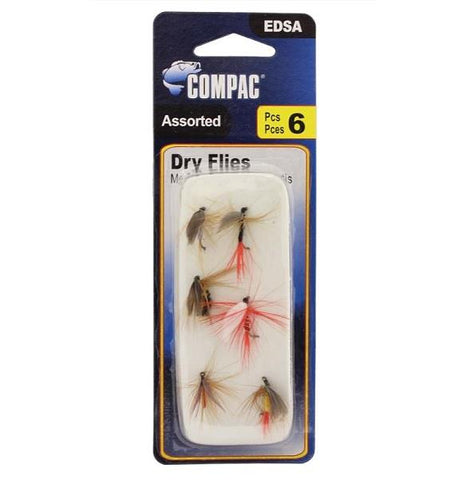 Compac - Dry Fly Assortments 6pk