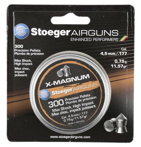 Stoeger Precision Pelletts X-Magnum .177 POINT (300pcs)