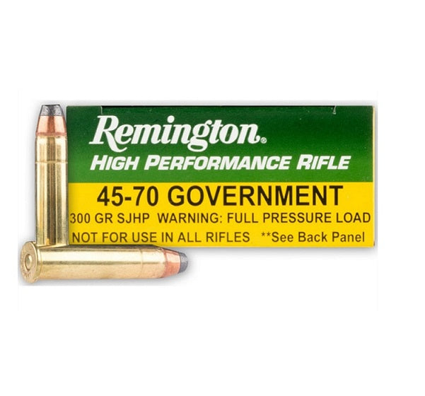 High Performance 45-70 Govt 300Gr SJHP -20 Rounds
