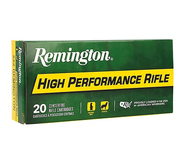 High-Performance Rifle .222REM 50GR - 20 Rounds
