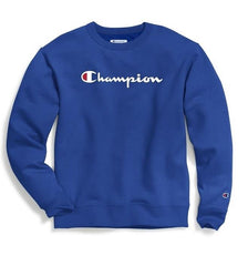 Powerblend Fleece Crew, Big C & Script Logos - Mens