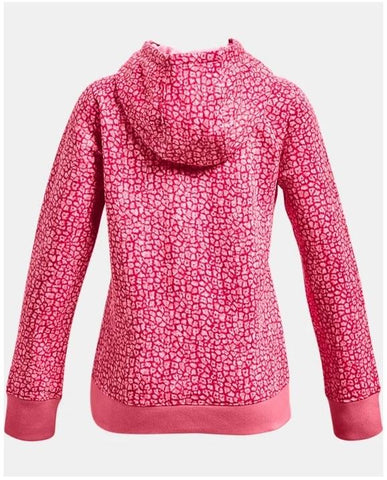 UA Rival Fleece Print Hoodie - Girls