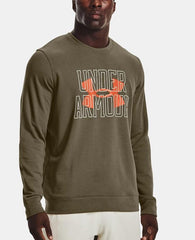 UA Rival Terry Logo Crew - Mens