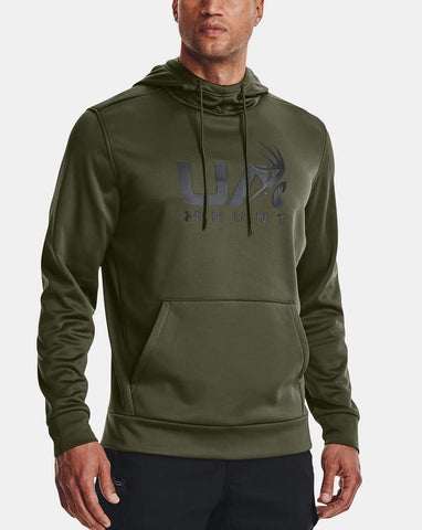 UA Armour Fleece Hunt Logo Hoodie - Mens