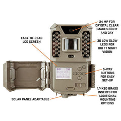 Bushnell Prime Low Glow Trail Camera Combo Pack
