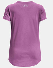 UA She Shines Gradient Short Sleeve - Youth Girls