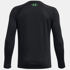 UA Tech Hybrid Print Fill Long Sleeve - Boys