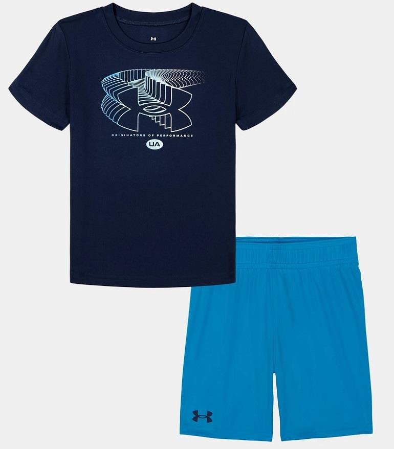 UA Fading Logo Shorts Set(4-7) - Boys