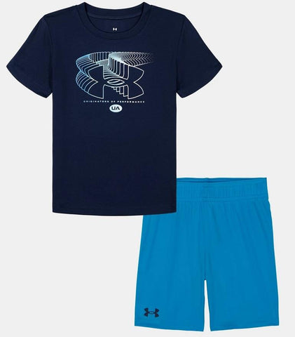 UA Fading Logo Shorts Set(4-7) - Boys