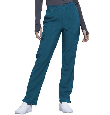 Cherokee Infinity Mid Rise Tapered Leg Pull-On Pant