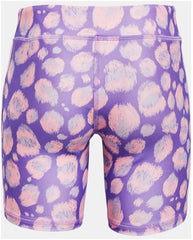 UA HeatGear Armour AOP Bike Shorts - Girls