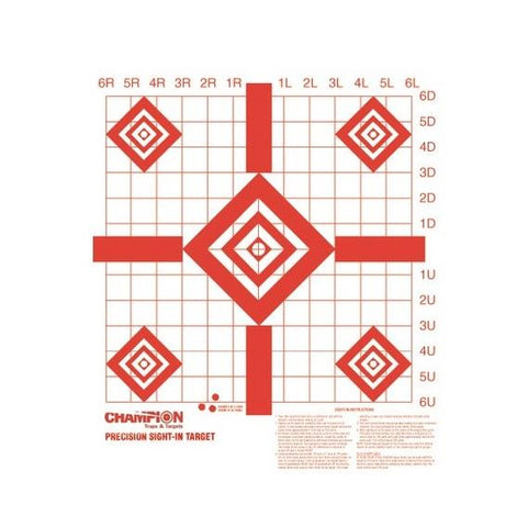 Redfield Style Precision Sight-In Targets - 100/Pack
