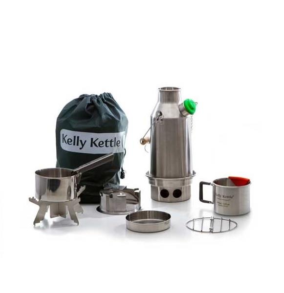 Trekker Stainless Steel Kettle &amp; Kit