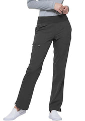 Elle Straight Leg Yoga Waist Scrub Pant - Womens