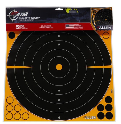 Allen EZ-Aim Adhesive Splash Bullseye Target