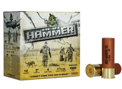 Hevi-Hammer 12GA #4, 3", 1-1/4 oz, 1500 fps - 25 Shotshells