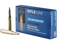 PPU Ammo 270 Win, 150Gr SP – 20Rds