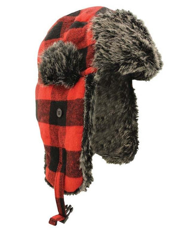 Backwoods Fur Cap Lumberjack - Adult