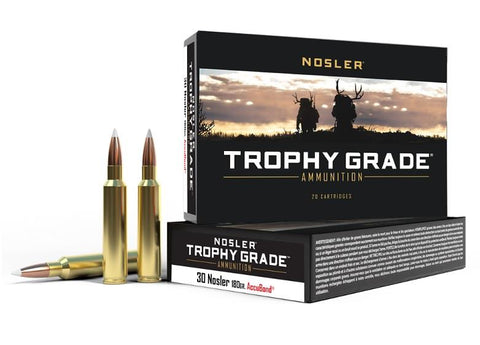 30 Nosler 180Gr AccuBond Trophy Grade- 20Rds