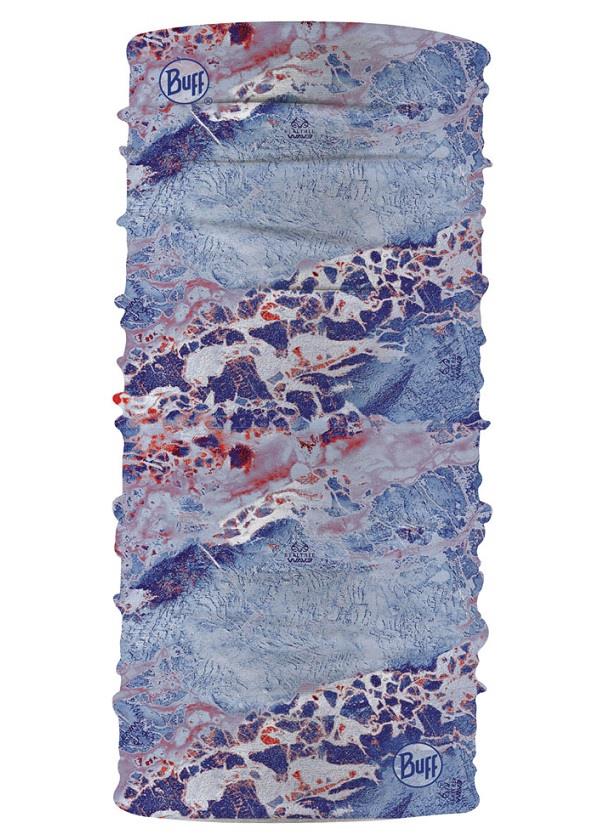 Buff Coolnet UV Realtree Wav3 Blue Red - Adult