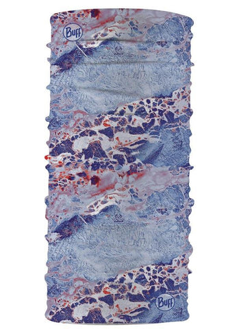 Buff Coolnet UV Realtree Wav3 Blue Red - Adult