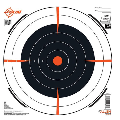 EZ Aim Paper Peel Away Target Pad, Bullseye, 100-Pack