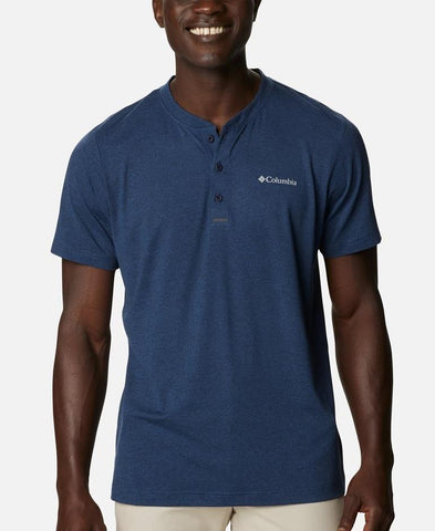 Columbia Tech Trail Short Sleeve Henley - Mens