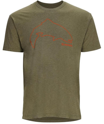 Trout Outline Tee - Mens