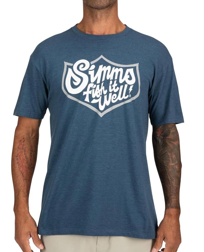 Simms Fish It Well Badge T-Shirt
