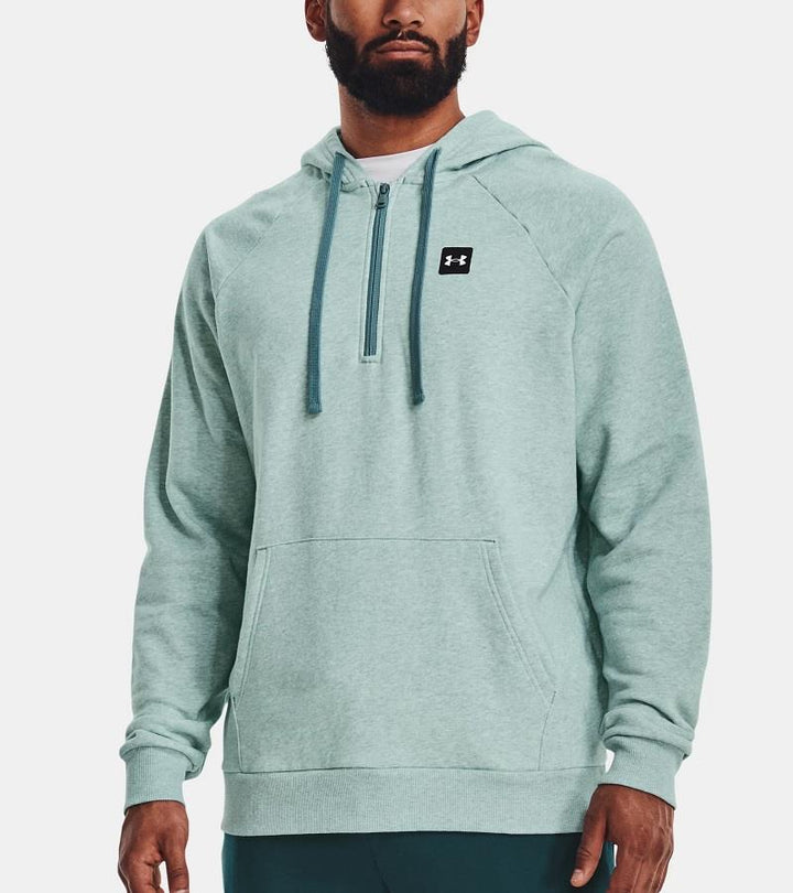 UA Rival Fleece ½ Zip Hoodie - Mens