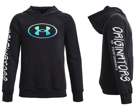 UA Rival Wordmark Logo Hoodie - Boys