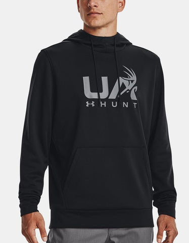 UA Armour Fleece Hunt Logo Hoodie - Mens