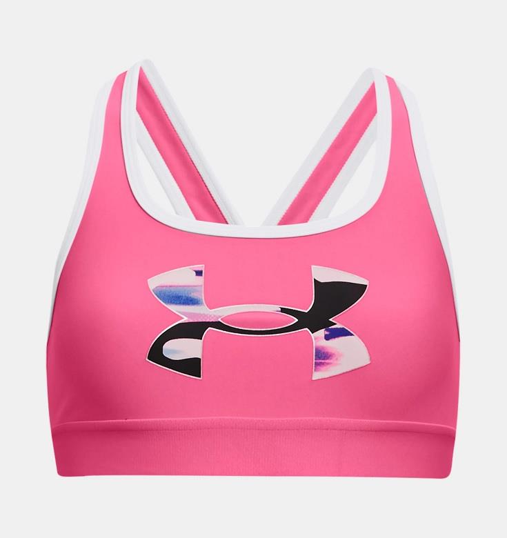 UA Crossback Graphic Sports Bra - Girls