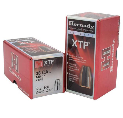 Hornady Bullets 38 Cal .357" 140GR XTP - 100 Qty