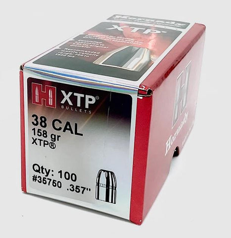 Hornady Bullets 38 Cal .357" 158 GR XTP- 100 Qty