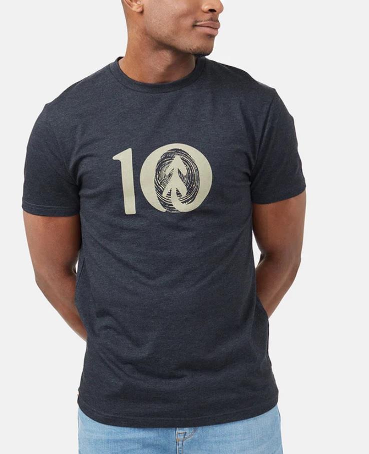 Ten Tree Woodgrain Ten Tee - Mens
