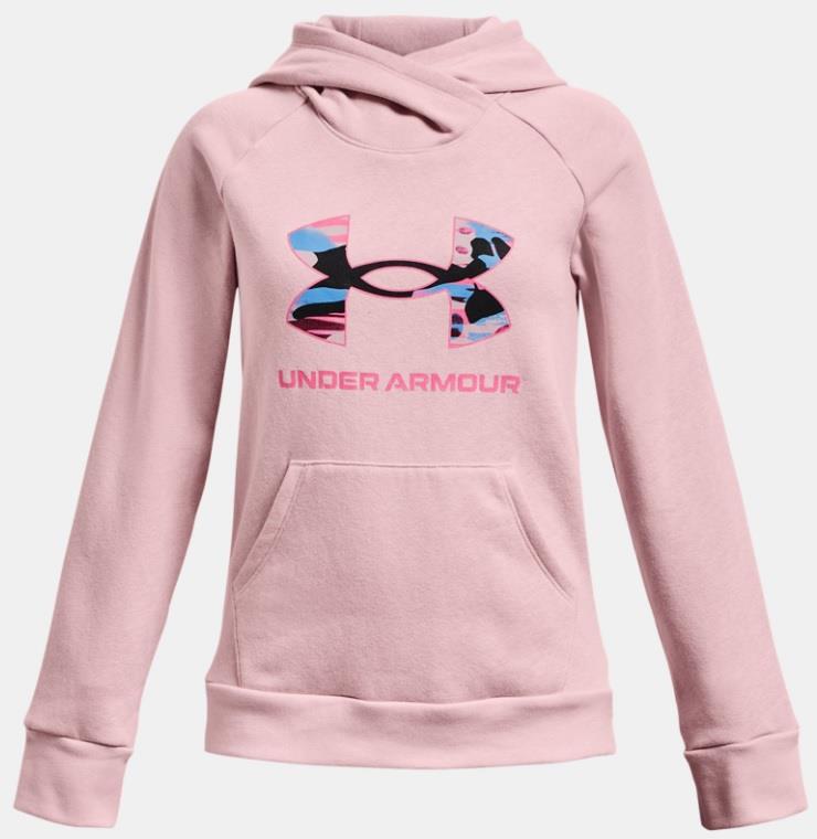 UA Rival Fleece Big Logo Hoodie - Girls