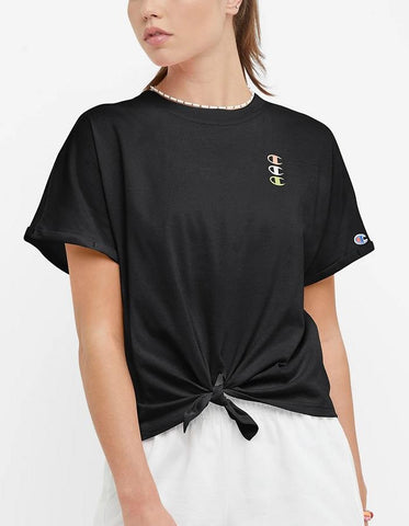 Champion Triple C Logo Tie Front - Womens
