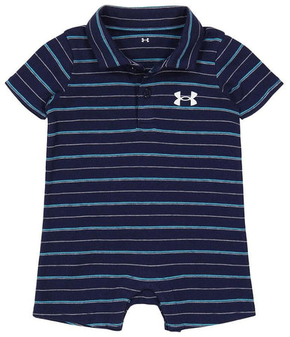 UA Stripe Polo Shortall(0-3m to 9-12m) - Boys