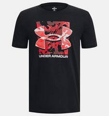 UA Box Logo Camo Short Sleeve - Boys