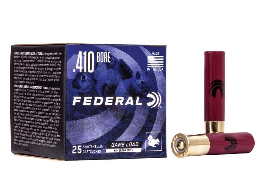 Federal High Brass Game Load 410 Gauge 2-1/2&