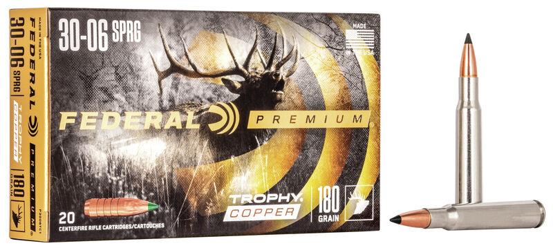 Federal Premium Trophy Copper 30/06 SPRG 180 Gr.