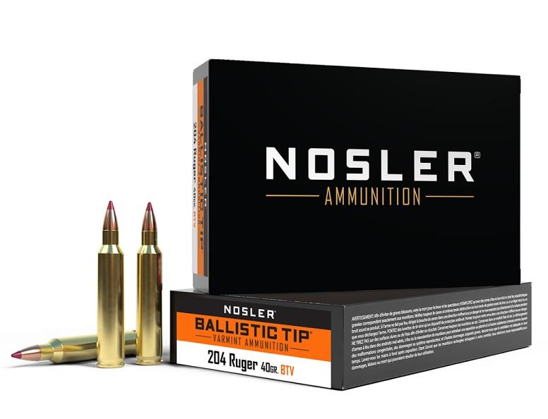 204 Ruger 40Gr BT Varmint Ammunition - 20Rds