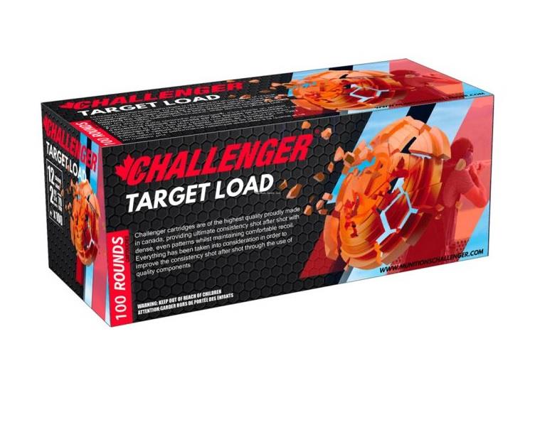 Challenger Target Loads 12GA, 2-3/4", #7.5, Box of 100