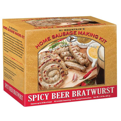 Spicy Beer Bratwurst Kit