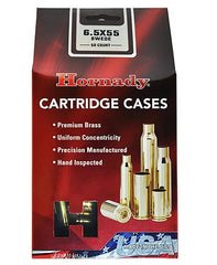 Unprimed Brass 6.5×55 Swedish Rifle - 50ct.