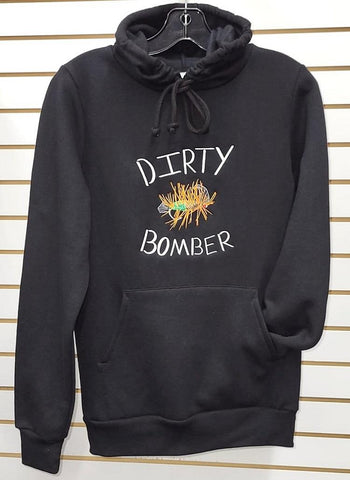 Mens Dirty Bomber Logo Hoodie